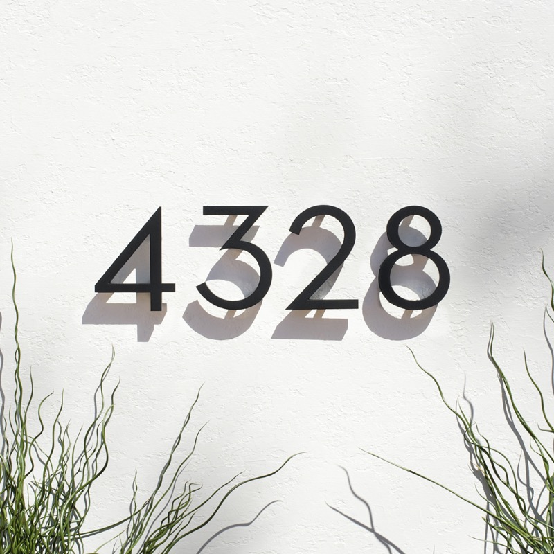 House Numbers & Letters | Outdoor, Street Address Signs