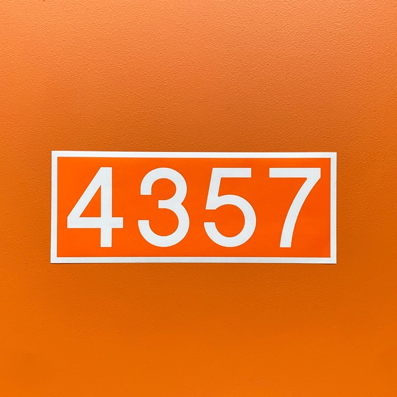 What you'll get: Single-use decal