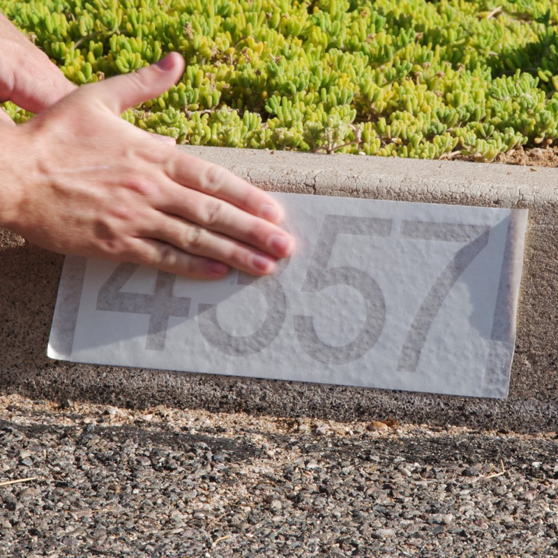 Adhere Curb Stencil